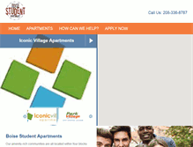 Tablet Screenshot of boisestudentapartments.com